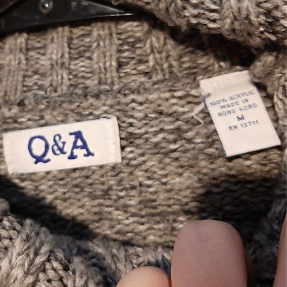 Q & A Vintage 90s Sweater sz M - Picture 4 of 4